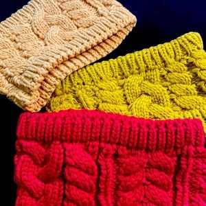 Cable knit women’s winter headband